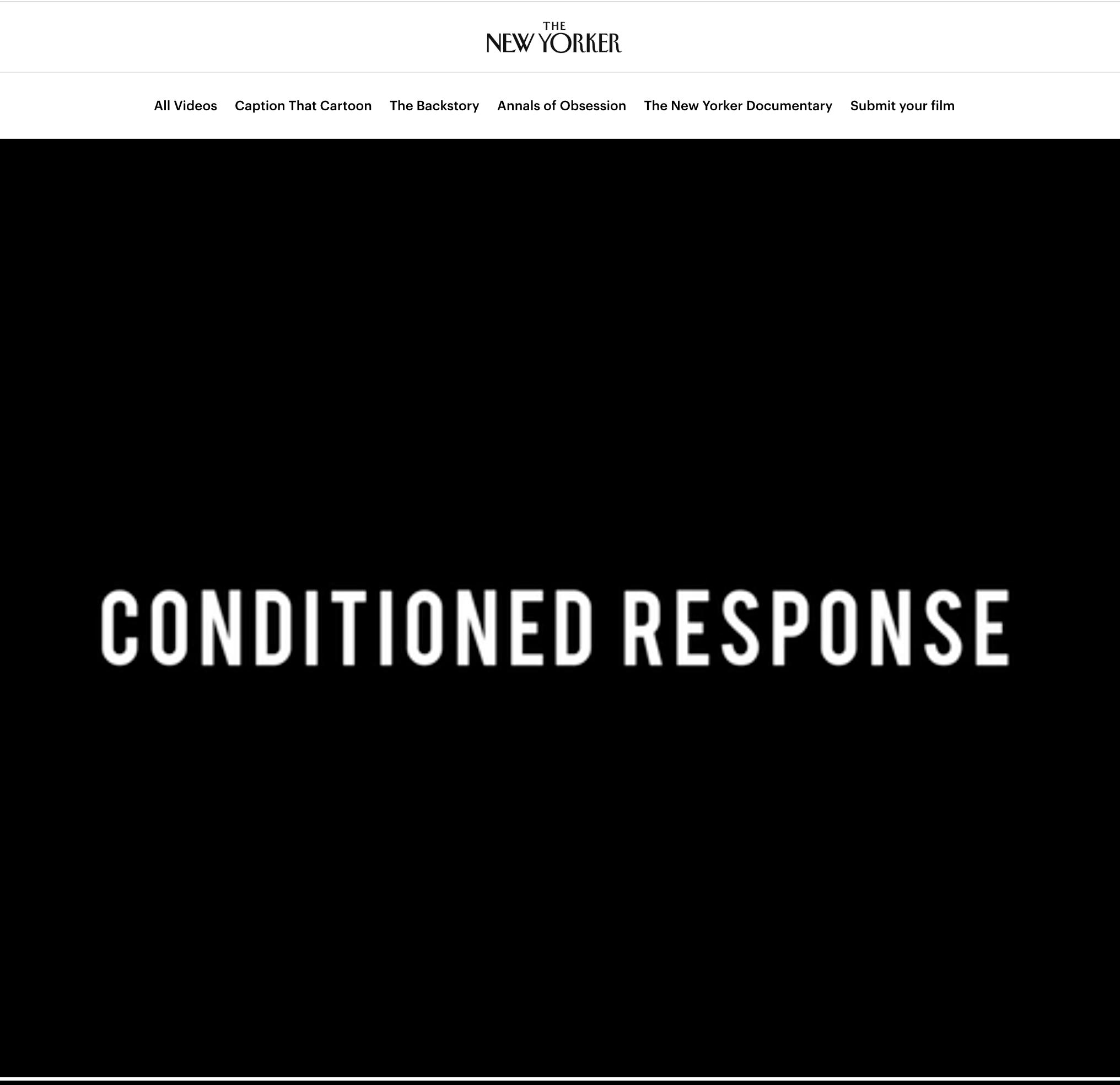 Conditioned Response